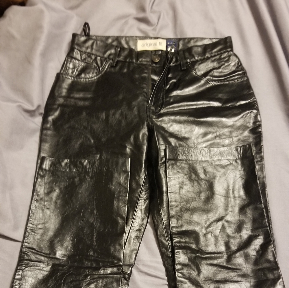 Leather pants